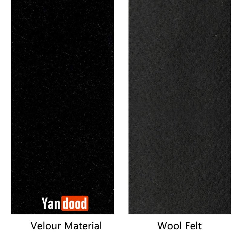 Yandood Black Flocking Adhesive Tape 3in x 30ft Projection Screen Felt Tape Border Ultra High Contrast Deep Black Felt Strips for Projector Screen Frame DIY - Image 4